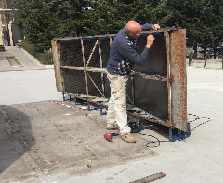 Ремонтираха скейт рампата на Ямача