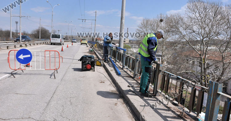 Започна ремонт на надлеза до жп гарата в Хасково