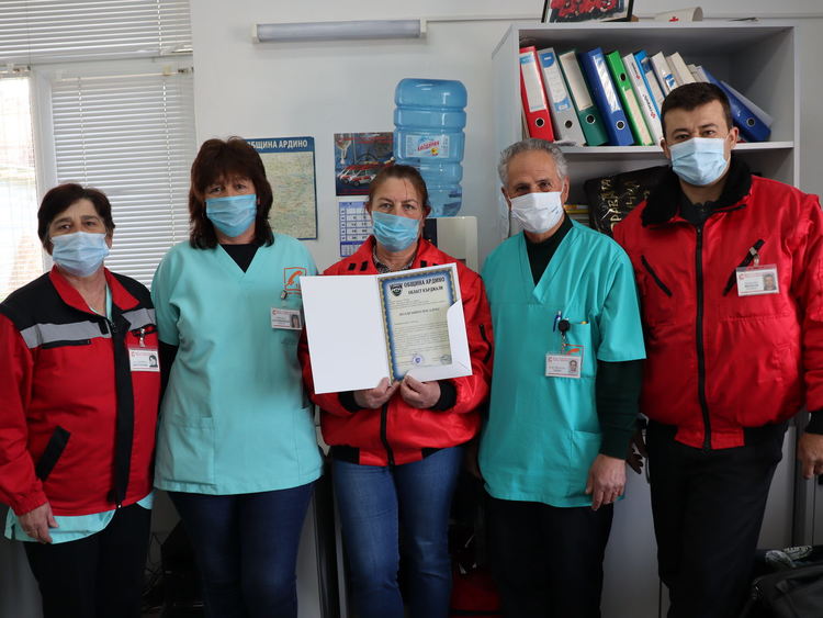 Кметът на община Ардино инж. Изет Шабан поздрави лекари, медицински сестри и здравни работници
