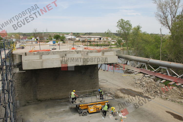 Кога ще бъде пуснато движението по моста над река Марица в Димитровград?