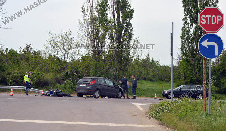 Моторист загина при катастрофа по пътя между Хасково и Димитровград