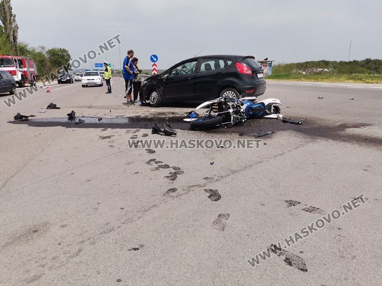 Моторист загина при катастрофа по пътя между Хасково и Димитровград