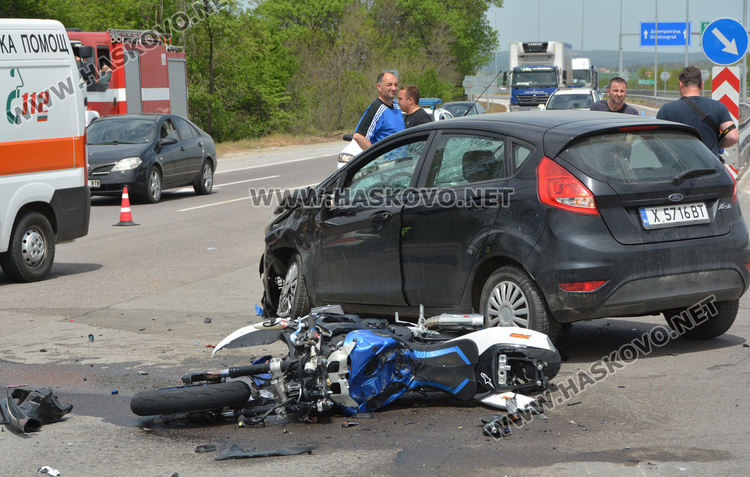 Моторист загина при катастрофа по пътя между Хасково и Димитровград