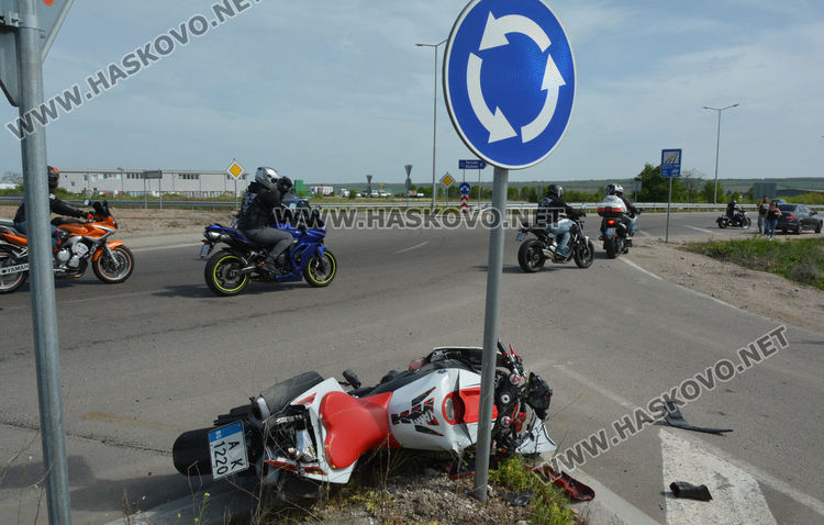 44-годишен моторист пострада при катастрофа на кръговото до „Язаки”