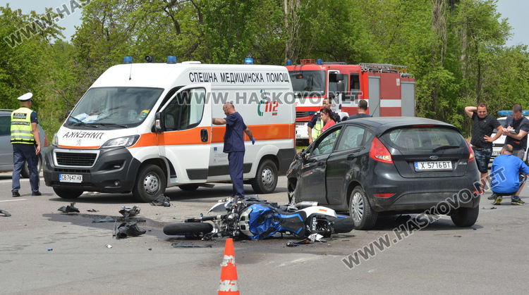 Моторист загина при катастрофа по пътя между Хасково и Димитровград