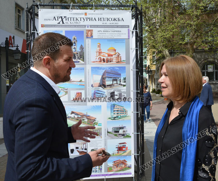 Откриха първа архитектурна изложба в Хасково