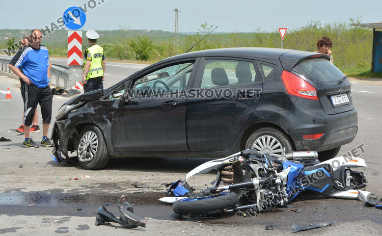 Моторист загина при катастрофа по пътя между Хасково и Димитровград
