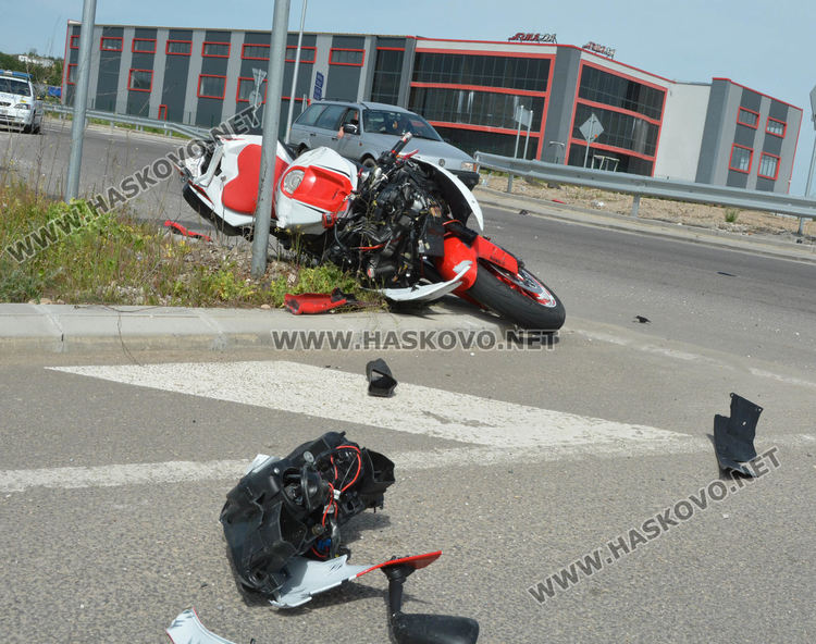 44-годишен моторист пострада при катастрофа на кръговото до „Язаки”