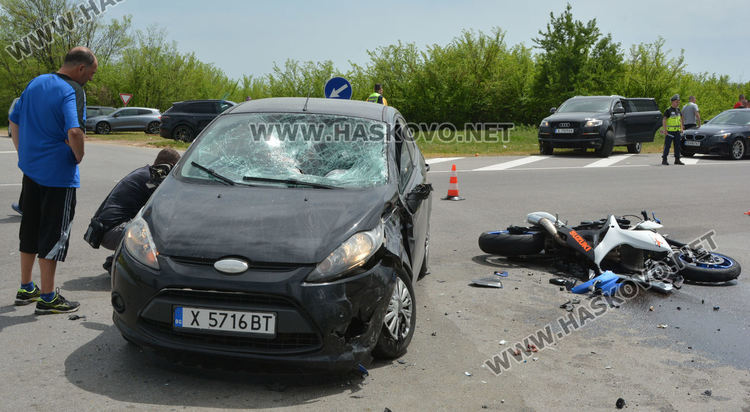 Моторист загина при катастрофа по пътя между Хасково и Димитровград