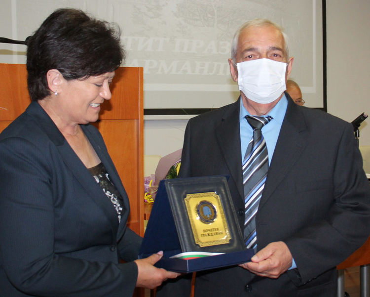 Жеко Ангелов е новият почетен гражданин на Харманли