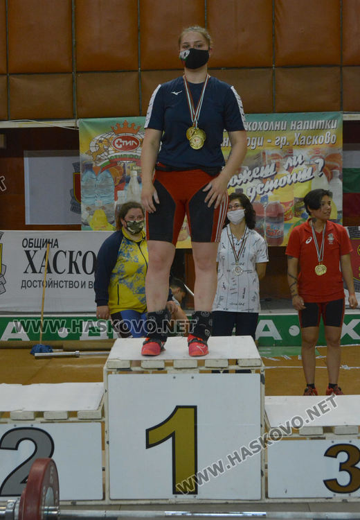 Хасковлийки шампионки на Държавното по вдигане на тежести