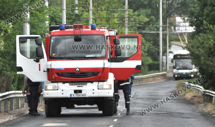 Голф пламна в движение в Хасково