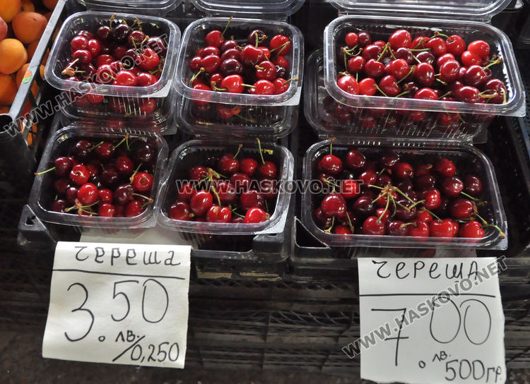 От 10 до 14 лева са първите череши на пазара в Хасково