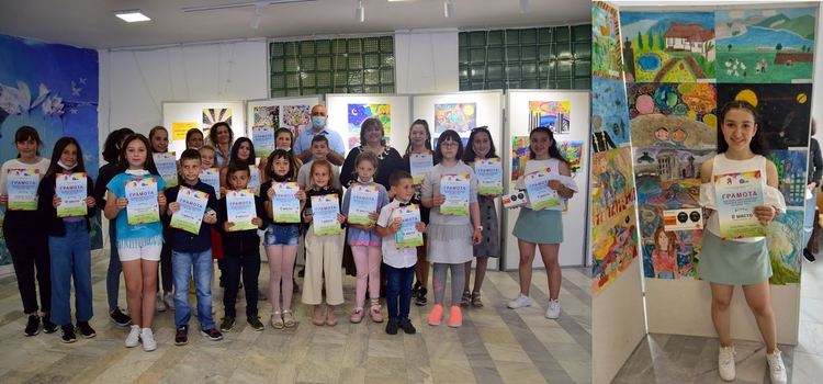 II място в областен конкурс за детска рисунка„Бъдещето през моите очи” за петокласничката Ъшъл Феим 