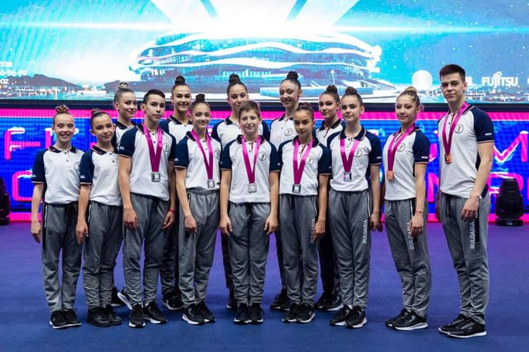 4 медала на Световното по аеробика в Баку с хасковско участие