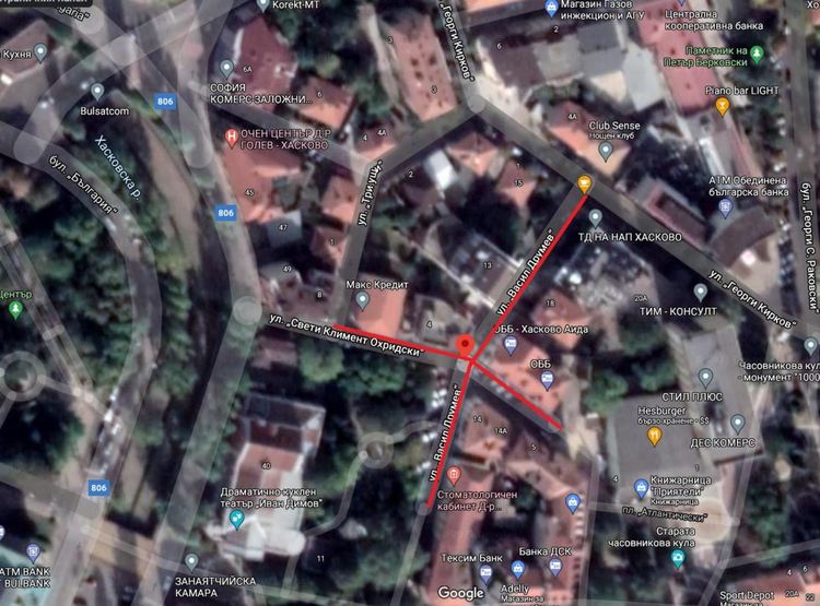 Започват работа по водопровода на ул."В.Друмев" в Хасково