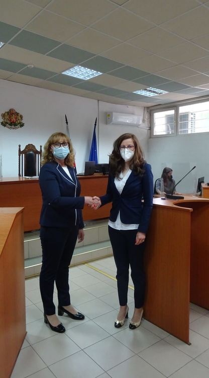 Грета Денчева стъпи в длъжност 4съдия" Районния съд в Кърджали