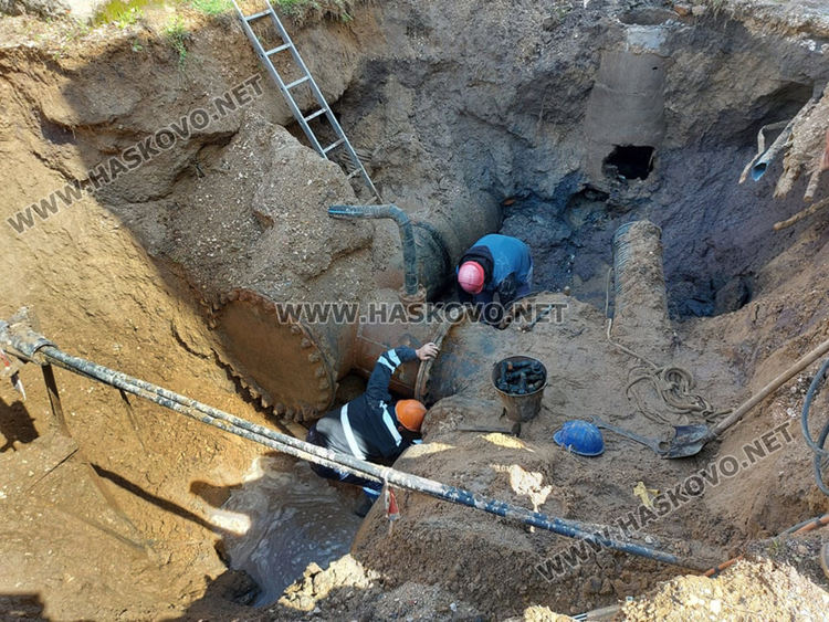 Нова авария остави без вода част от Хасково, Стамболийски и Подкрепа