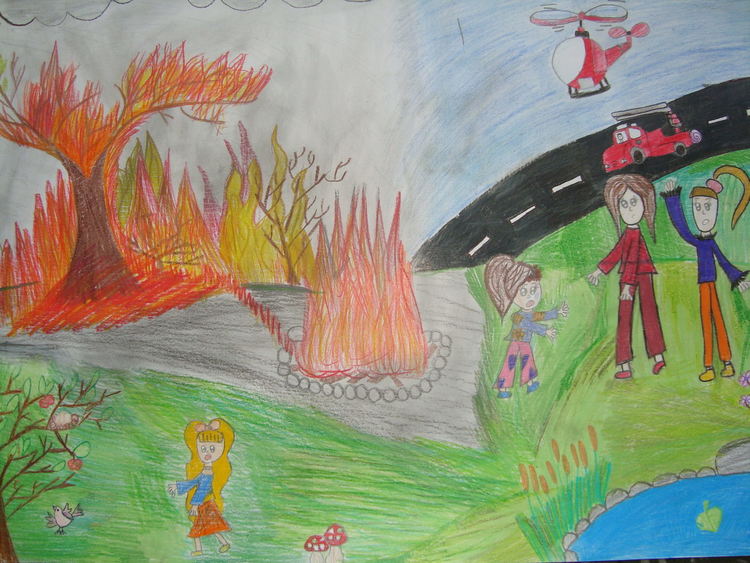 26 рисунки се класират за националния кръг на конкурса "С очите си видях бедата"   