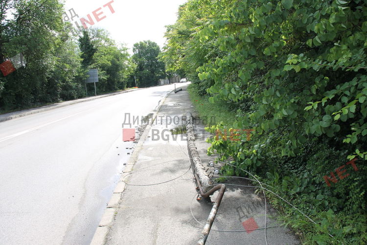 Част от околовръстното в Димитровград е затворено, целия трафик Хасково- Стара Загора минава през града