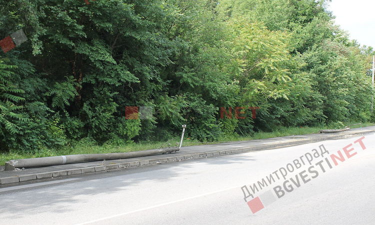 Част от околовръстното в Димитровград е затворено, целия трафик Хасково- Стара Загора минава през града