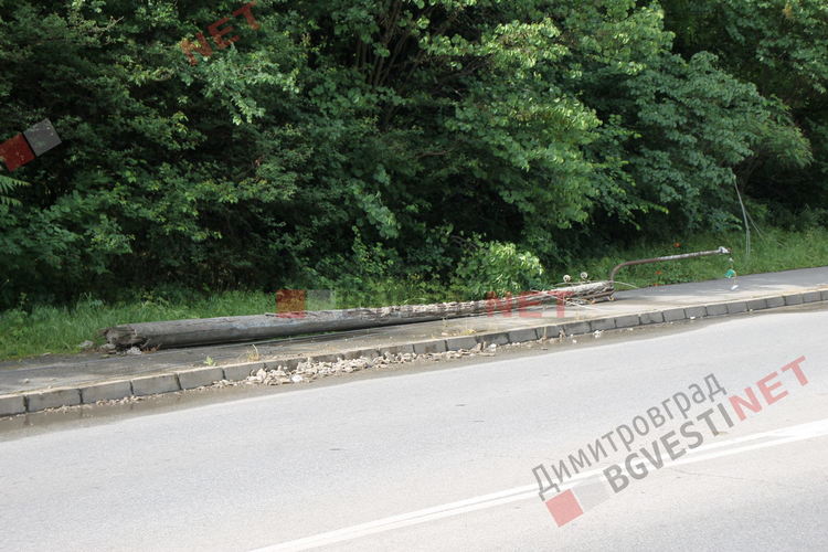 Част от околовръстното в Димитровград е затворено, целия трафик Хасково- Стара Загора минава през града