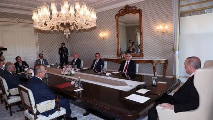 Ердоган се срещна с ръководството на ДПС