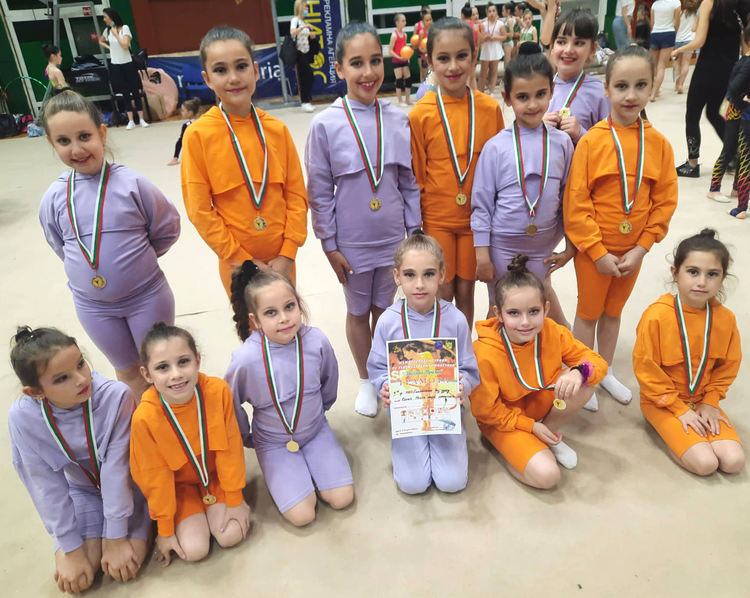 Призови места за гимнастичките на &bdquo;Калия&ldquo; в турнира &bdquo;Диляна Прима&ldquo;