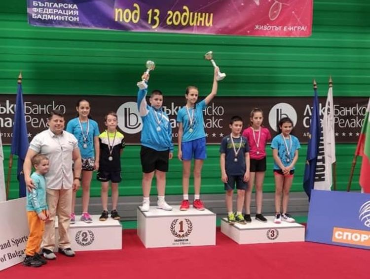 Ивана Гюрова е абсолютна шампионка по бадминтон на Държавното под 13 г.