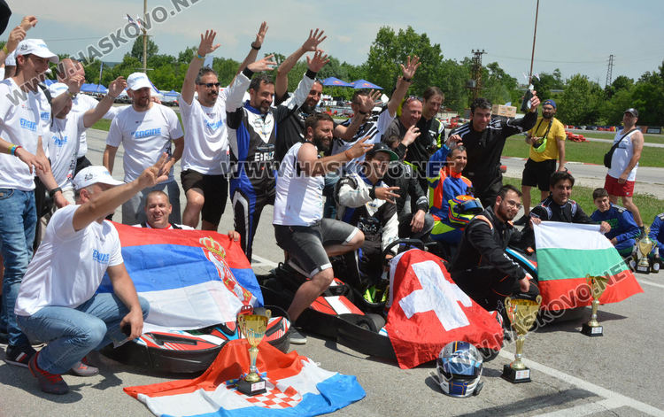 Отбори от Франция и Швейцария са шампиони в състезанието по картинг в Хасково