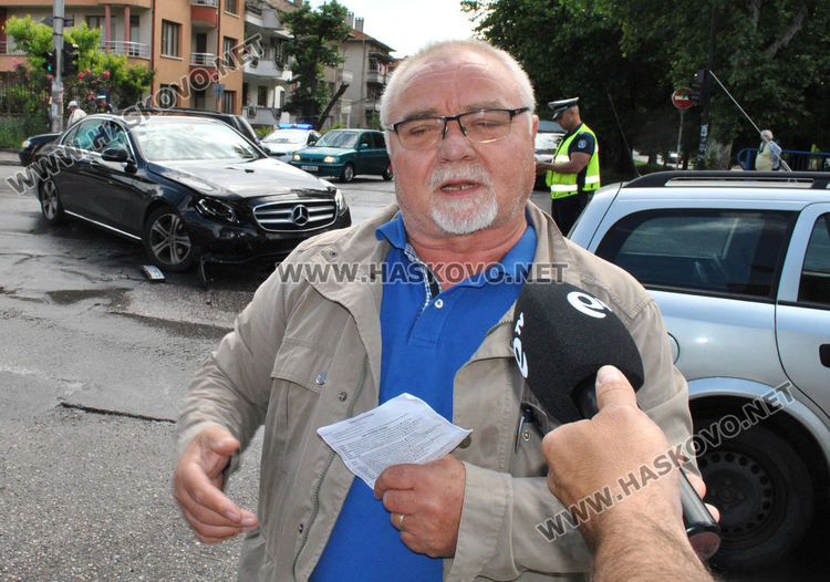 Милан Хаджийски управлявал Мерцедеса