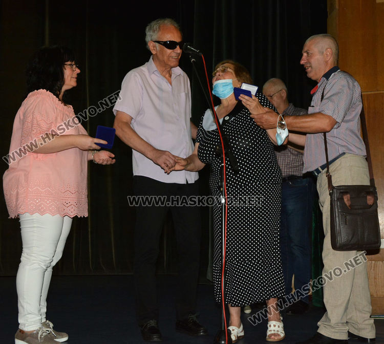 Концерт и отличия за 100 г. от Съюза на слепите