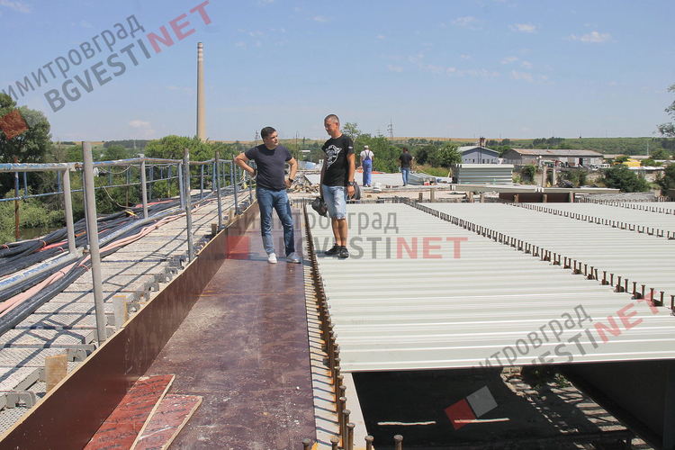 Прогреса по ремонта на моста над р. Марица в Димитровград към началото на юли