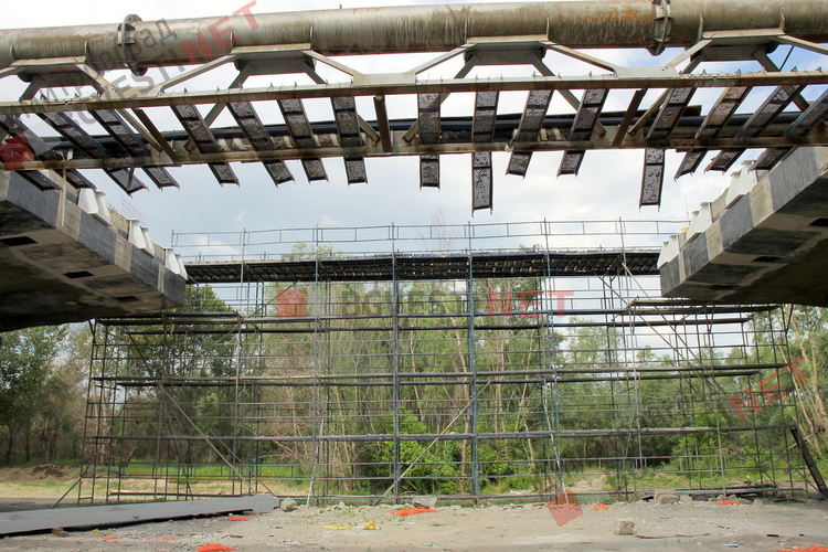 Състоянието на моста в края на май месец