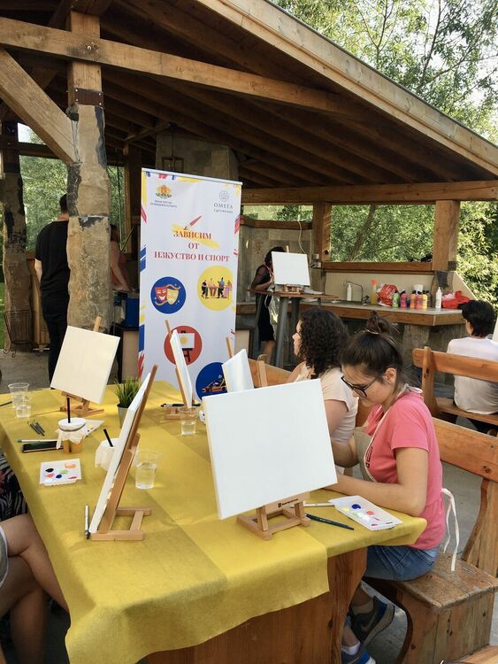„Омега“ събра младежи на пленер като противовес на зависимостите 