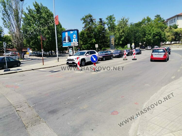 Затвориха част от платната за движение в района на Зеленчуковия пазар