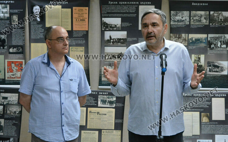 Милен Вълчев /вляво/ и   д-р Димитър Иванов