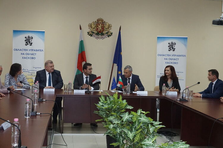Областният управител на Хасково и делегация от Ирак със споразумение за сътрудничество