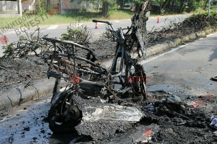 Мотор се самозапали в Димитровград на път от Словения към Истанбул