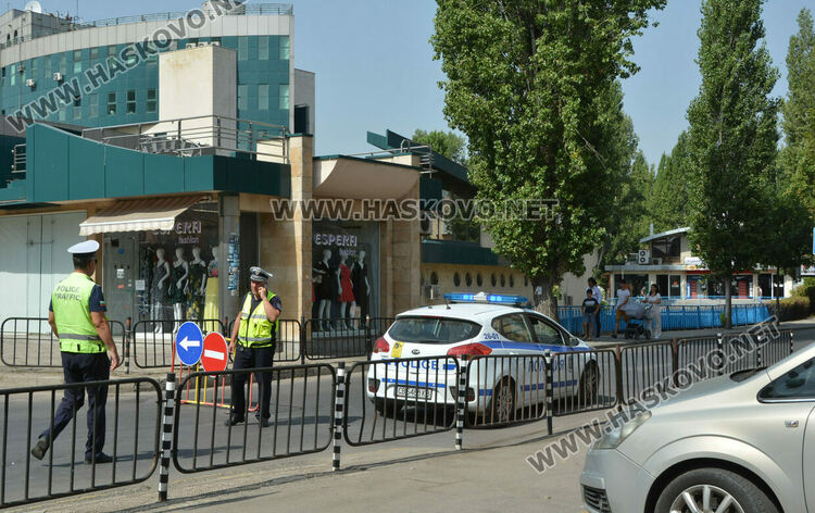 Задръствания в центъра на Хасково заради затворени булеварди