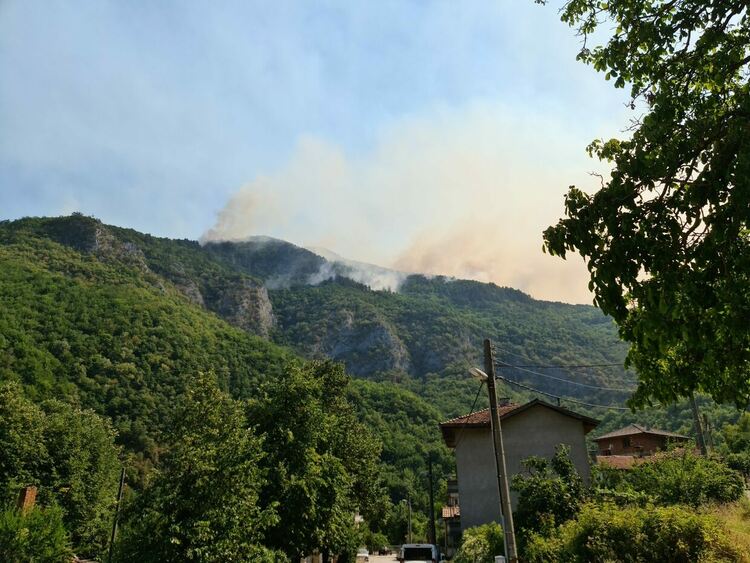 Кметът Грудев се срещна с кмета на Нареченски бани заради пожара над село Югово