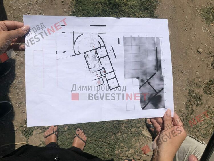 Археолози разкриват вила от преди 18 века с площ от 2700кв.м. край Димитровград