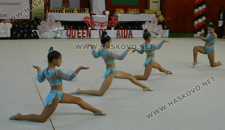 Грации от 14 клуба стартираха в Третия турнир по художествена гимнастика “Кралица на Аида“