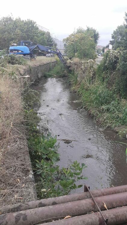 Почистват речните корита в Хасково преди обилните валежи