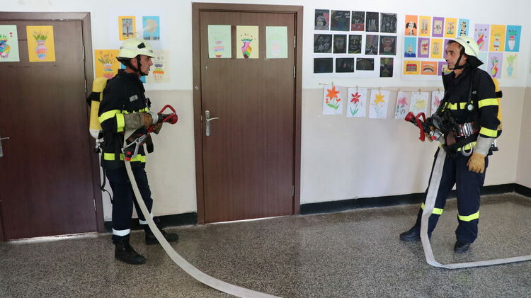 Пожаро-тактическо занятие се проведе в Ардино