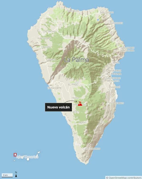 Вулканът на остров Ла Палма изригна