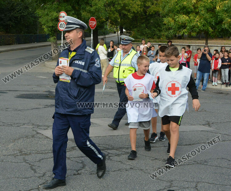 Спад на катастрофите с деца в Хасковско, акция в Деня без жертви на пътя