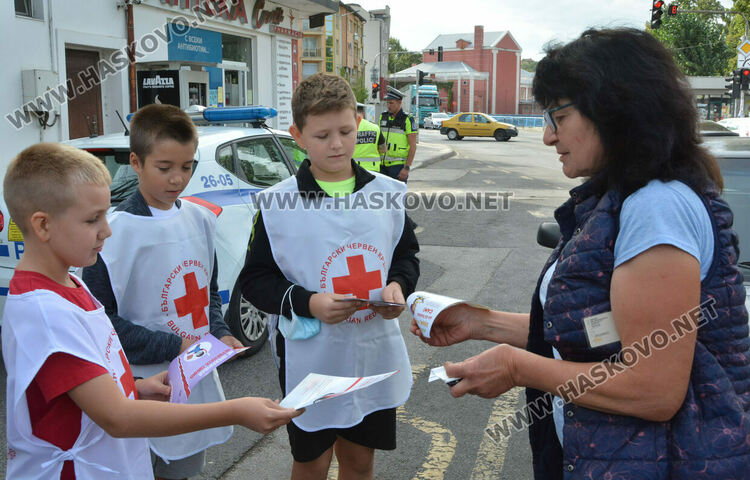 Спад на катастрофите с деца в Хасковско, акция в Деня без жертви на пътя