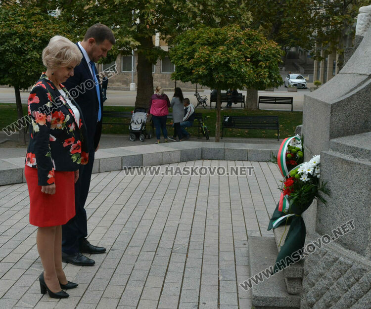Хасково отбеляза с кратка церемония 113 г. от обявяването на Независимостта на България