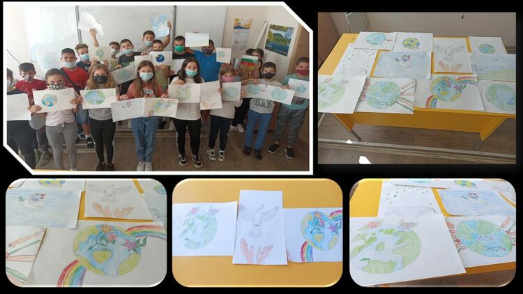 В ОУ"Св.св.Кирил и Методий" отбелязаха световния ден на мира